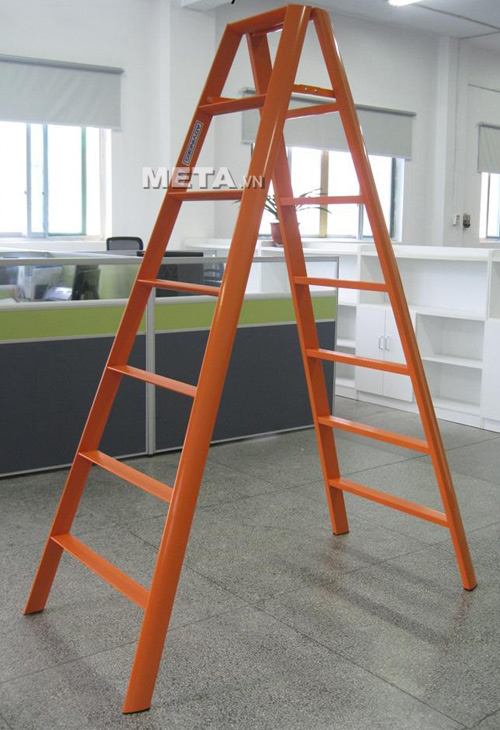 Thang nhôm chữ A Đài Loan 14 bậc Advindeq AV307 (Orange) trọng lượng nhẹ