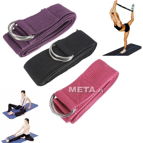 Dây tập yoga được làm từ chất liệu cotton, bền và đẹp