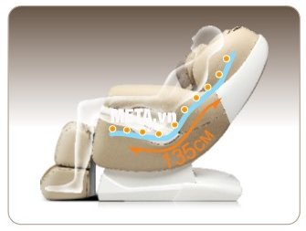 Ghế massage toàn thân Maxcare Max-686 con lăn hình chữ L