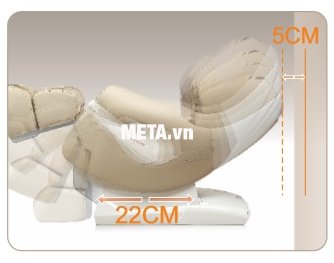 Ghế massage toàn thân Maxcare Max-686 tiết kiệm không gian 