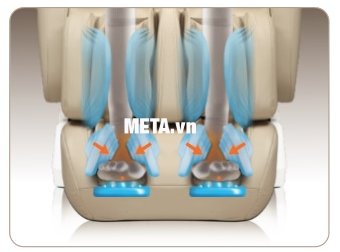 Ghế massage toàn thân Maxcare Max-686 có hệ thống túi khí 