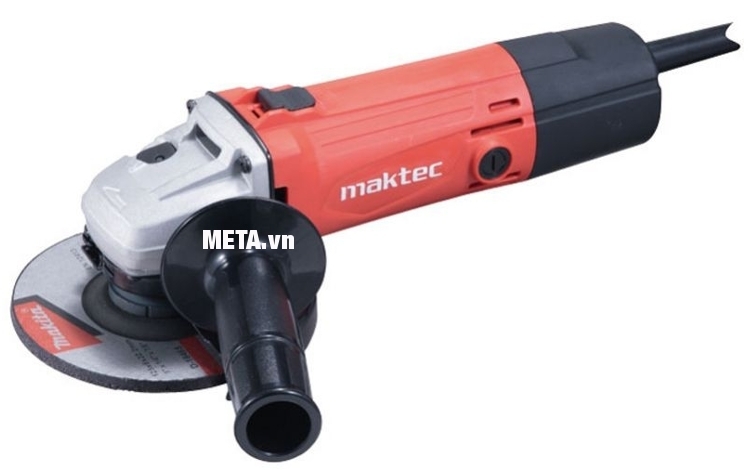 Máy mài góc Maktec MT963 có tay cầm phụ, giúp mài không bị rung.