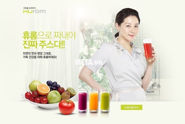 Máy ép trái cây Hurom HE-IBE04 là người bạn thân thiết của mọi gia đình.