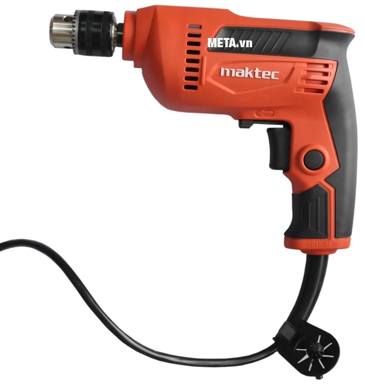 Máy khoan tốc độ cao Maktec MT606 thiết kế hiện đại, đảm bảo an toàn cho người sử dụng.