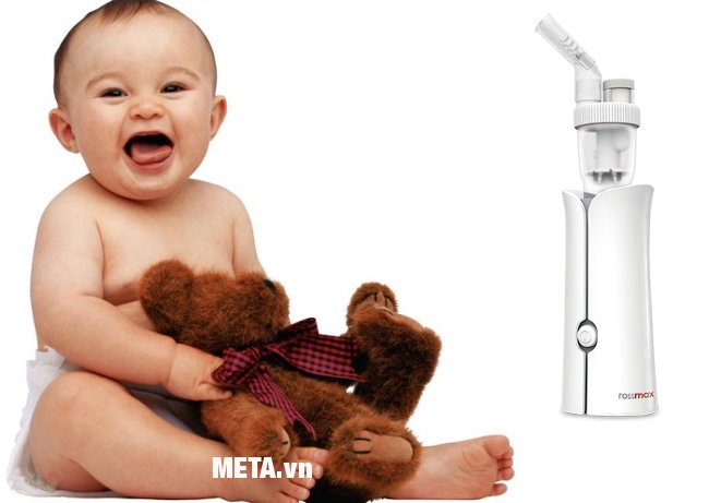 Máy xông khí dung cầm tay Rossmax NH60 dùng cho trẻ em.