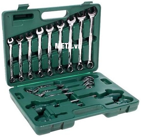 Hình ảnh bộ dụng cụ 15 chi tiết dùng cho mô tô Sata 09512