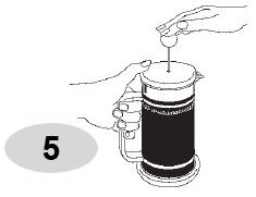 Ấn phin nén bình pha cà phê Bialetti kiểu Pháp 1L 990003190 như hình 5