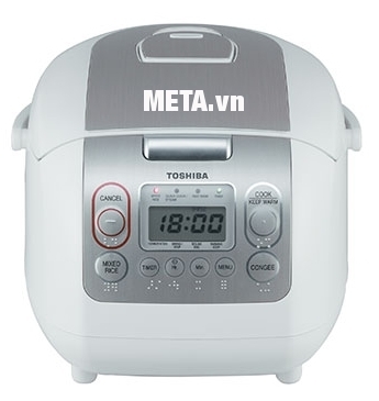 Nồi cơm điện tử Toshiba RC-10NMF màu sắc trang nhã.