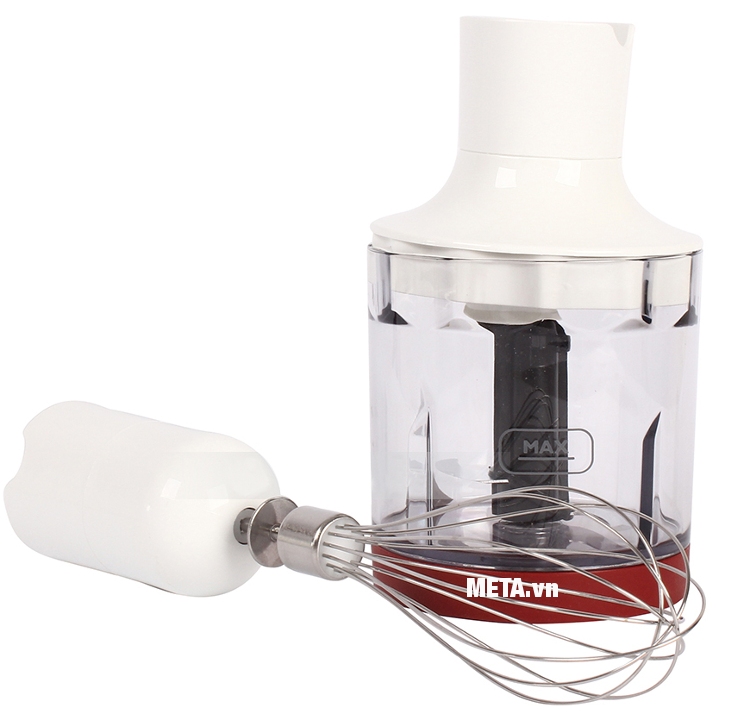 Cối xay thịt và đầu đánh trứng đi kèm của máy xay cầm tay đa năng Philips HR1625 