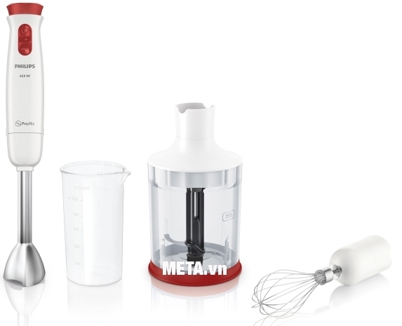 Máy xay cầm tay đa năng Philips HR1625 tiện dụng cho mọi gia đình.