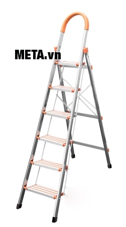Thang nhôm ghế Unigawa UN-6A với thiết kế nhỏ gọn, không chiếm nhiều diện tích.
