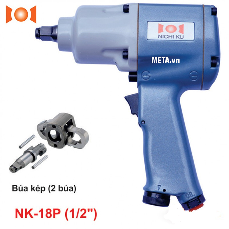 Súng vặn bu lông Nichiku NK-18P (1/2