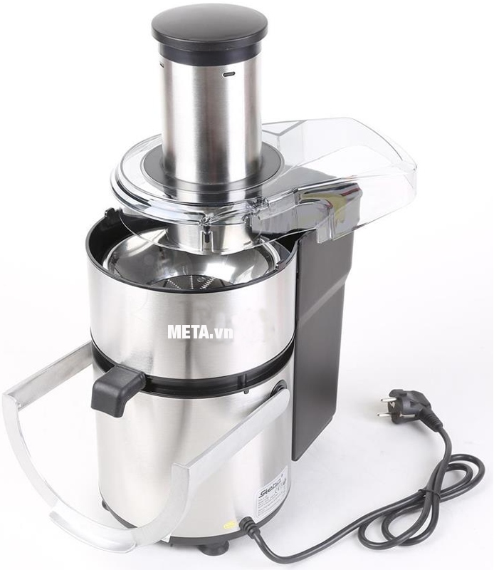 Máy ép trái cây Steba E160 dễ dàng tháo rời các bộ phận để vệ sinh.
