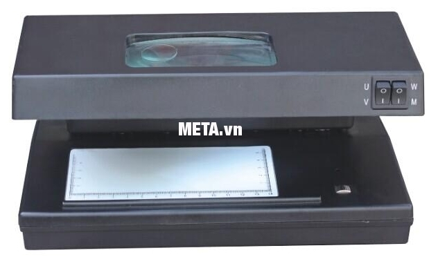 Máy kiểm tra tiền giả UV, MG Silicon MC-182 có màu đen sang trọng và đẹp mắt.