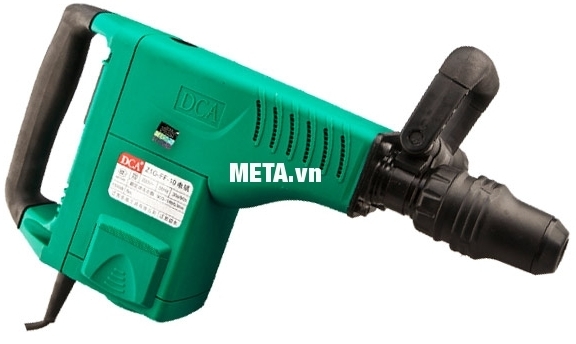 Máy đục bê tông 1500W DCA AZG10 (Z1G-FF-10) thiết kế tay cầm phụ đặc biệt.