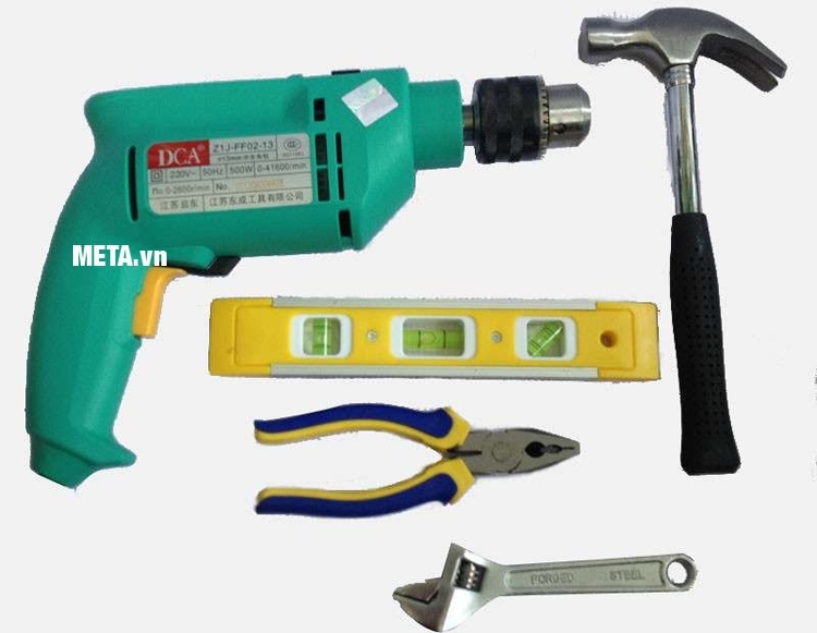 Bộ dụng cụ của máy khoan búa DCA Z1J-FF02-13.