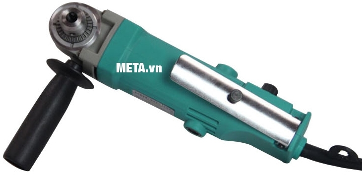 Máy khoan góc DCA AJZ06-10 (J1Z-FF06-10) có tay nắm phụ giúp giảm rung
