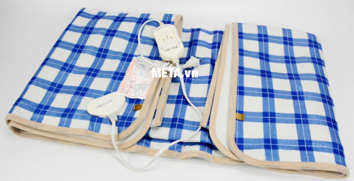 Đệm sưởi ấm đôi Hando 1.6m x 1.3m HDM258 trang bị điều khiển thông minh.