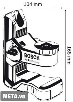 Kích thước của giá đỡ đa năng Bosch BM 1.