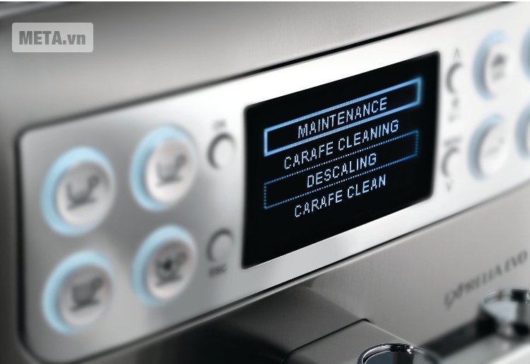 Màn hình hiển thị của máy pha cà phê Saeco Exprelia Evo HD8857/01
