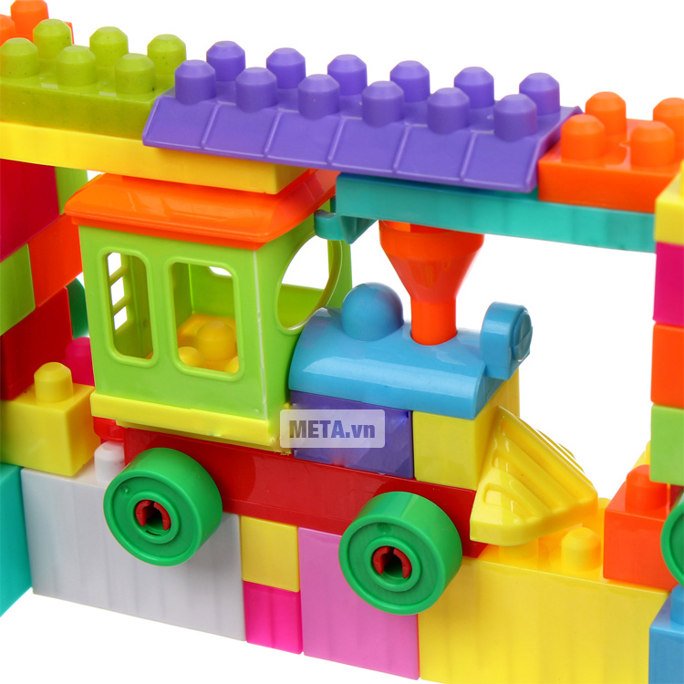 Đồ chơi xếp khối VBCare VBC-1355 với bề mặt láng mịn.