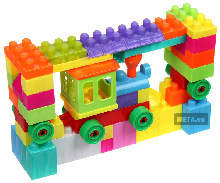 Đồ chơi xếp khối VBCare VBC-1355 giúp bé phát triển khả năng sáng tạo.