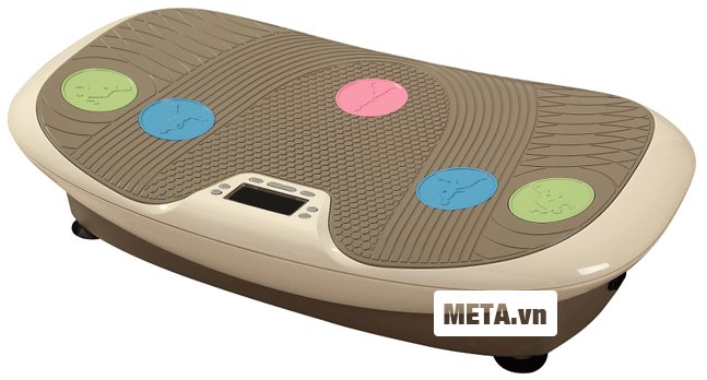 Máy rung tập lắc toàn thân Maxcare MAX-628 màu vàng đồng