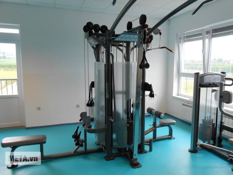Giàn tạ 8 hướng Impulse IT9327 + IT9327OPT phù hợp lắp ráp tại phòng tập gym
