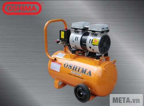 Máy nén khí không dầu Oshima 24L sạch sẽ, không tạo độ ồn