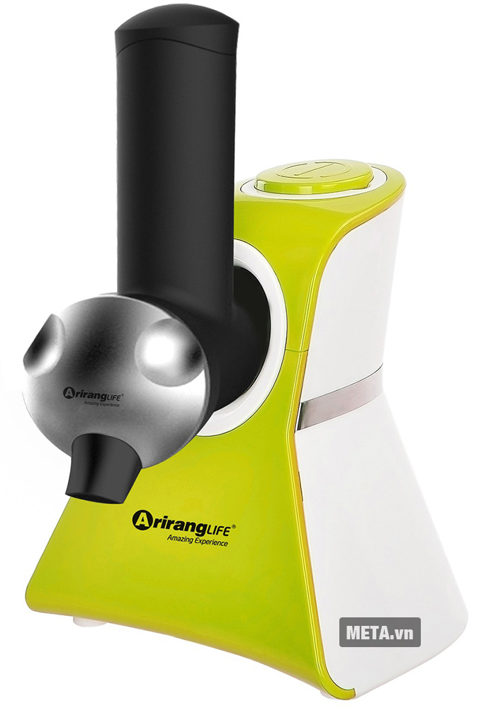 Máy cắt rau củ và làm kem ArirangLife ESI-ALVC02S với thiết kế màu xanh.