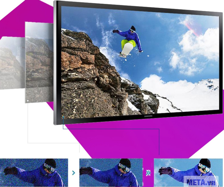 Tivi internet Samsung 32 inch UA32J4303AKXXV đem đến chất lượng hình ảnh chân thật.