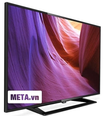 Tivi LED 32PHT5100S/98 với chuẩn màn hình HD mang lại hình ảnh trung thực, sống động.
