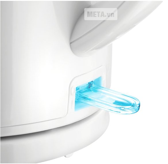 Bình siêu tốc Amica KD 1011 với vạch hiển thị mực nước trong bình giúp bạn hạn chế trường hợp bình khô nước.