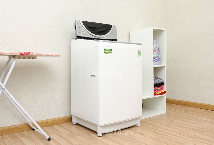 Máy giặt cửa trên 10 kg Toshiba DE1100GV được trang bị động cơ Inverter đột phá.
