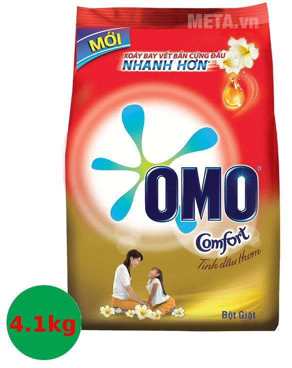 Bột giặt OMO Comfort tinh dầu thơm 4.1kg
