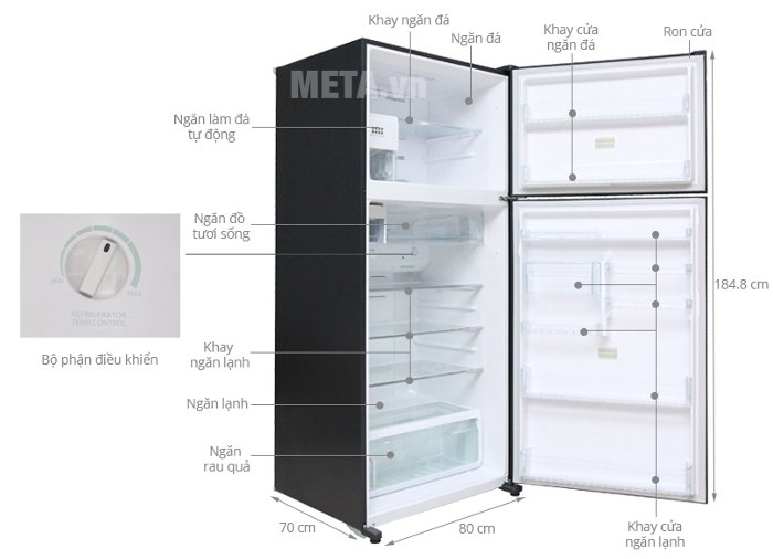 Thông số kĩ thuật của tủ lạnh 600 lít Toshiba WG66VDAZ(GG).
