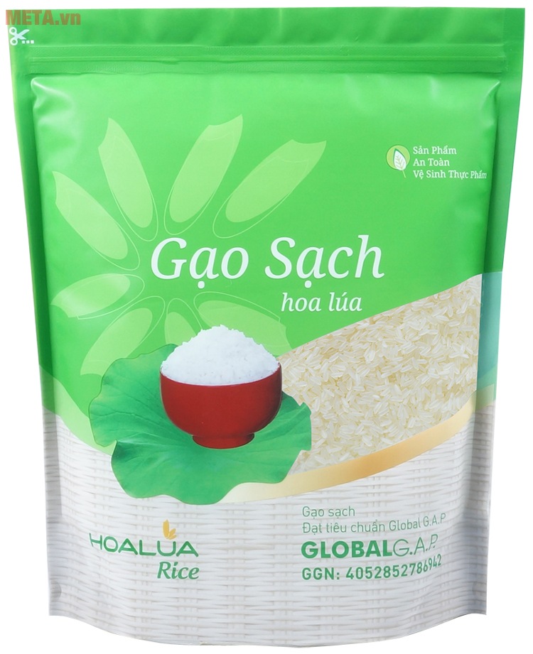Gạo sạch Hoa Lúa (nhãn xanh) 2kg
