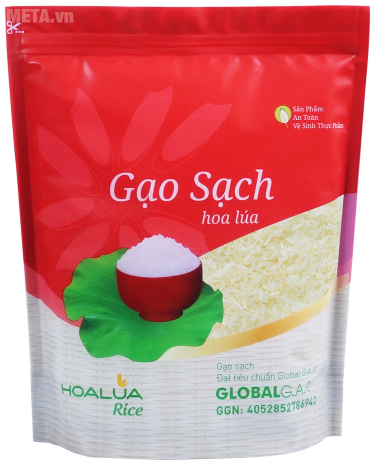 Gạo sạch Hoa Lúa (nhãn đỏ) 2kg