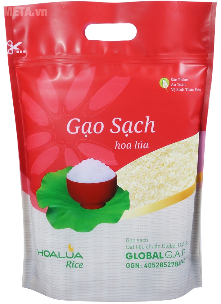 Gạo sạch Hoa Lúa (nhãn đỏ) 5kg