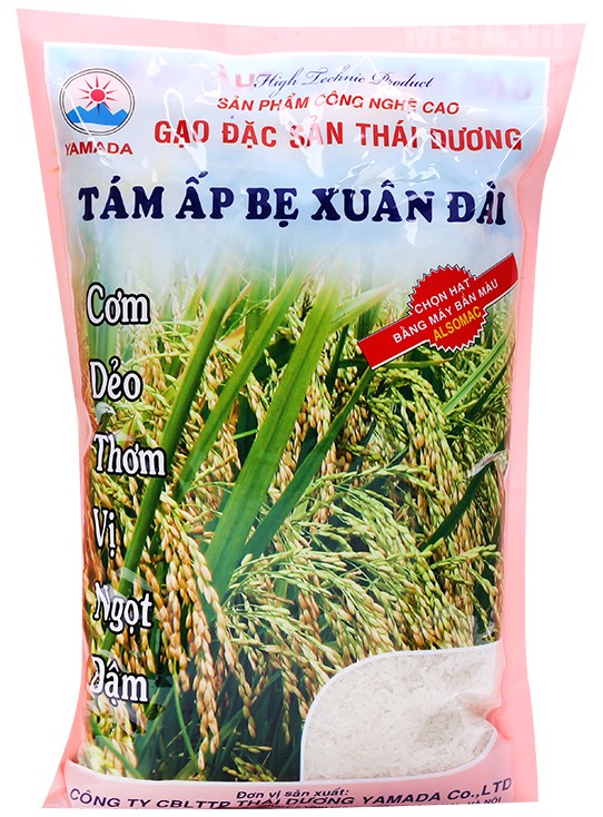 Gạo tám ấp bẹ Xuân Đài Thái Dương 2kg