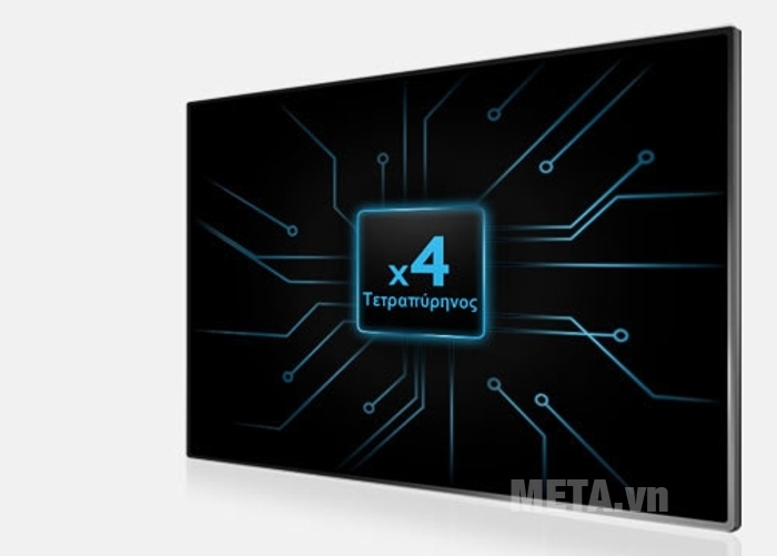 Tivi Smart Samsung 43 inch full HD UA43J5500AKXXV được ứng dụng chíp lõi từ mạnh mẽ 