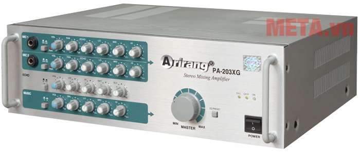Máy tăng âm Arirang PA-203XG cho chất lượng âm thanh hoàn hảo