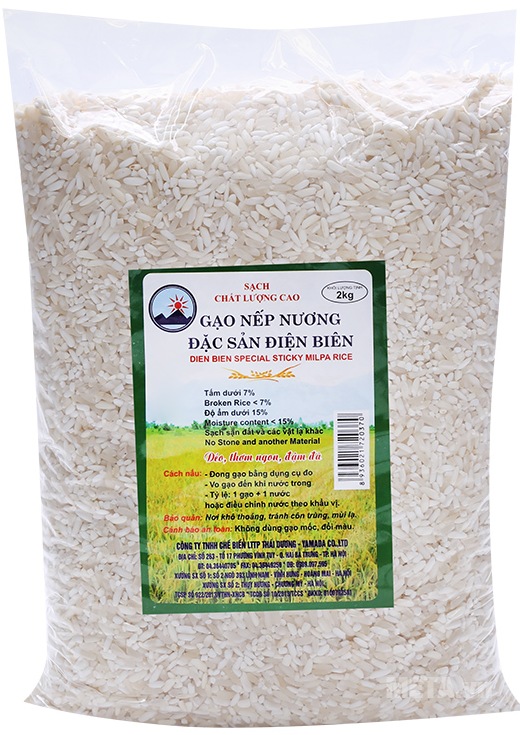 Gạo nếp nương đặc sản Điện Biên Thái Dương 2kg