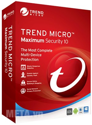 Phần mềm diệt virus Trend Micro Maximum Security 2016