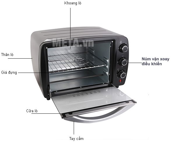 Lò nướng Electrolux EOT3805 có thanh nhiệt bằng théo không gỉ