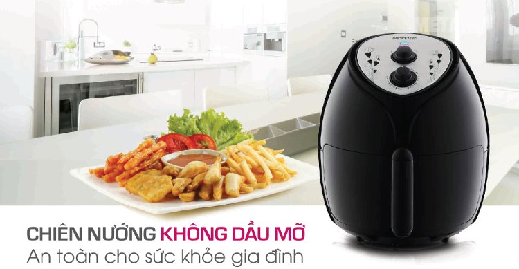 Nồi nướng không khí KoriHome AFK-559 Nồi nướng không khí KoriHome AFK-559 giúp chế biến nhiều món ăn