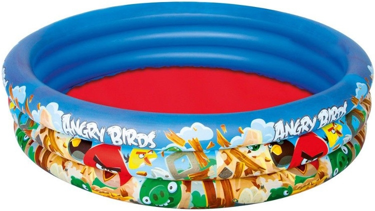 Bể phao tròn Angrybird 3 tầng Bestway 96108 có thiết kế hiện đại.