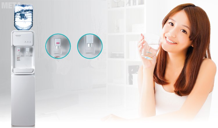 Cây nước nóng lạnh KoriHome WDK-855 có khóa trẻ em, an toàn khi sử dụng