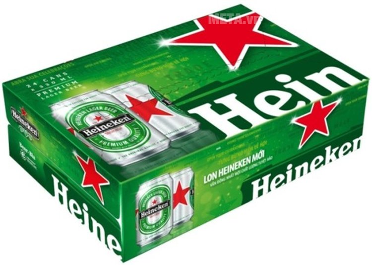 Thùng 24 lon bia Heineken 330ml