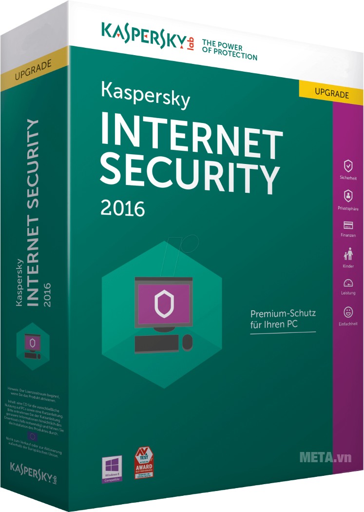 Kaspersky Internet Security 2016 - 3 máy/năm
